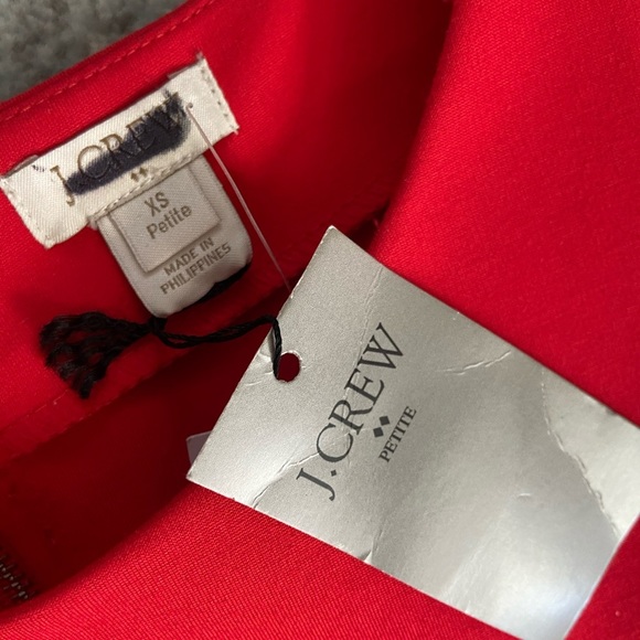 🎉J crew deep orange sheath/body con dress XS petite **Host Pick!!** - Picture 3 of 7